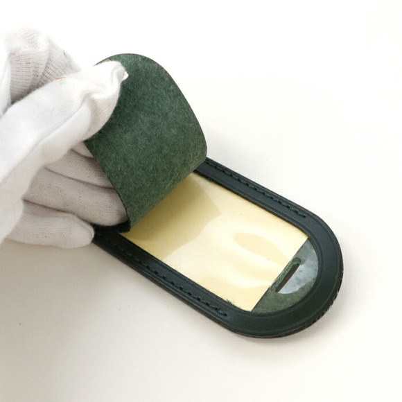 Louis Vuitton Poigner Belt Leather Bag Handle Accessories Green - Picture 5 of 6